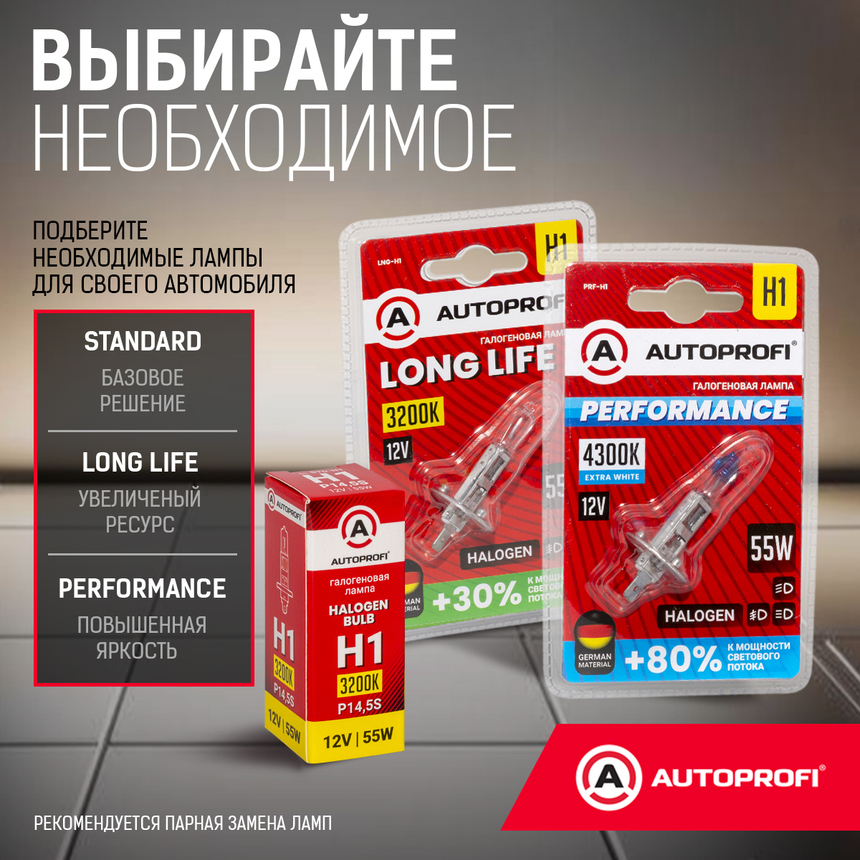 Лампа галогенная STD-H1