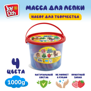 Масса для лепки Joy-Doh, набор МЕГА БАНКА BAG-04/250 mega