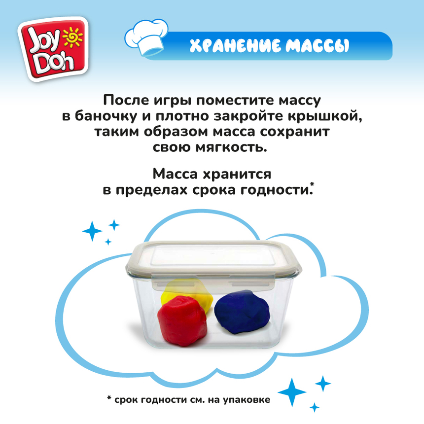 Масса для лепки Joy-Doh, набор ЭСКИМО ICET-200 bag