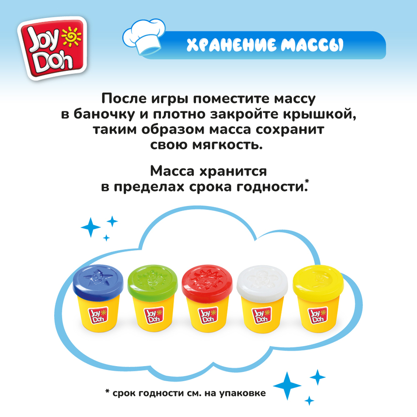 Масса для лепки Joy-Doh, набор СУПЕР КУХНЯ KITC-425 pot