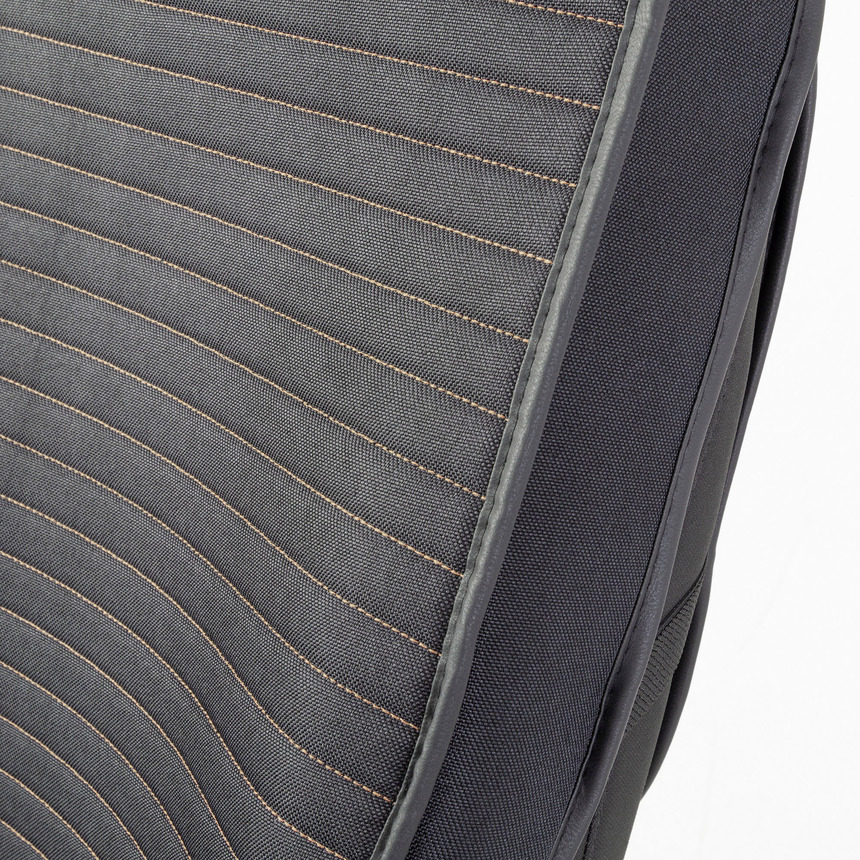 Каркасные накидки на передние сиденья "Car Performance", 2 шт., fiberflax CUS-2022 BK/BE