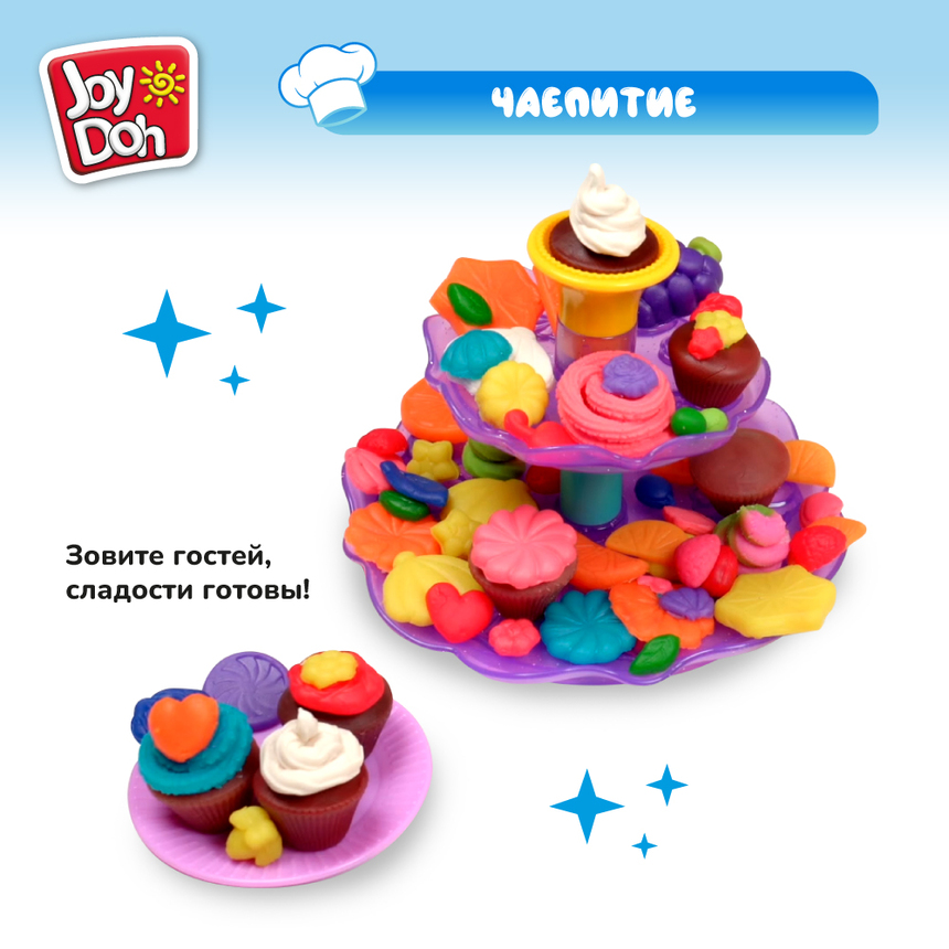 Масса для лепки Joy-Doh, набор СЛАДКОЕЖКА DSRT-150 pot