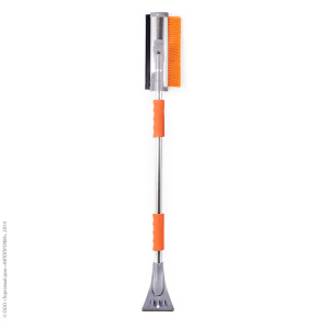 Щетка для снега "AUTOPROFI" SB-1462 GY/ORANGE