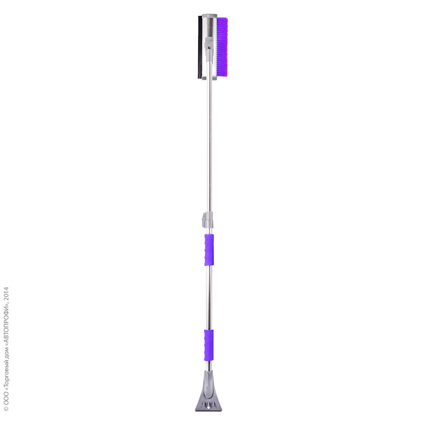 Щетка для снега "AUTOPROFI" SB-1462 GY/VIOLET