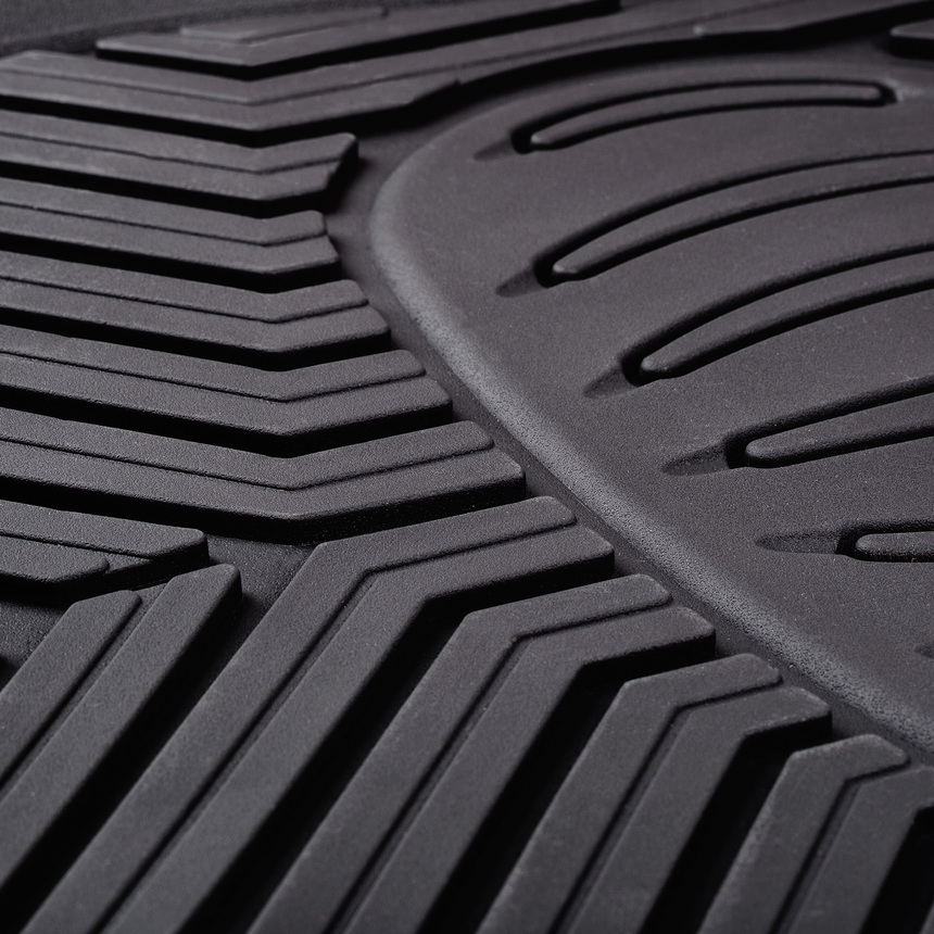 Коврик автомобильный AUTOPROFI для переднего ряда RUS-105f BK