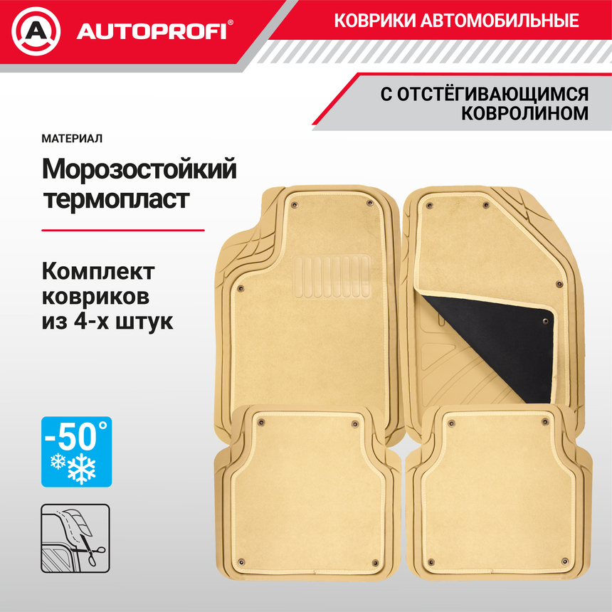 Коврики автомобильные FOCUS 2 TER-420 BE