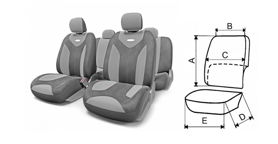 Чехлы размер M для автомобильных сидений